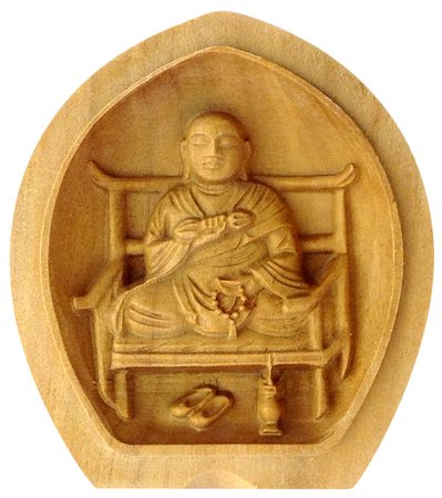 香合仏 弘法大師 白檀製 - 仏像の通販、特注仏像・オリジナル仏像・大型仏像の製作・販売 - ブッタガヤ