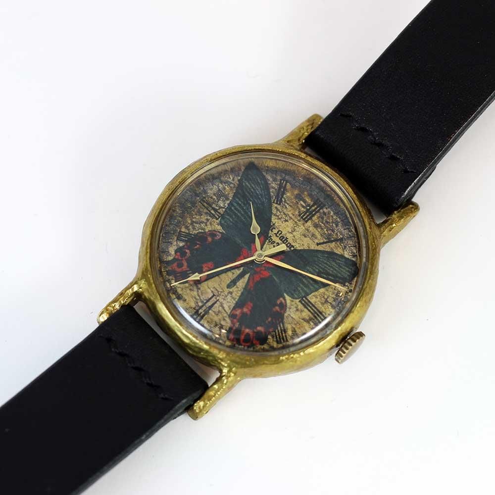 アカネアゲハの腕時計 Classic Wristwatch (L M SS) Papilio rumanzovia