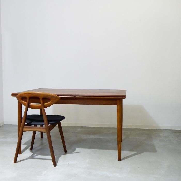 北欧　ヴィンテージ　テーブル ドローリーフテーブル/DT1562 - 家具・インテリア・北欧