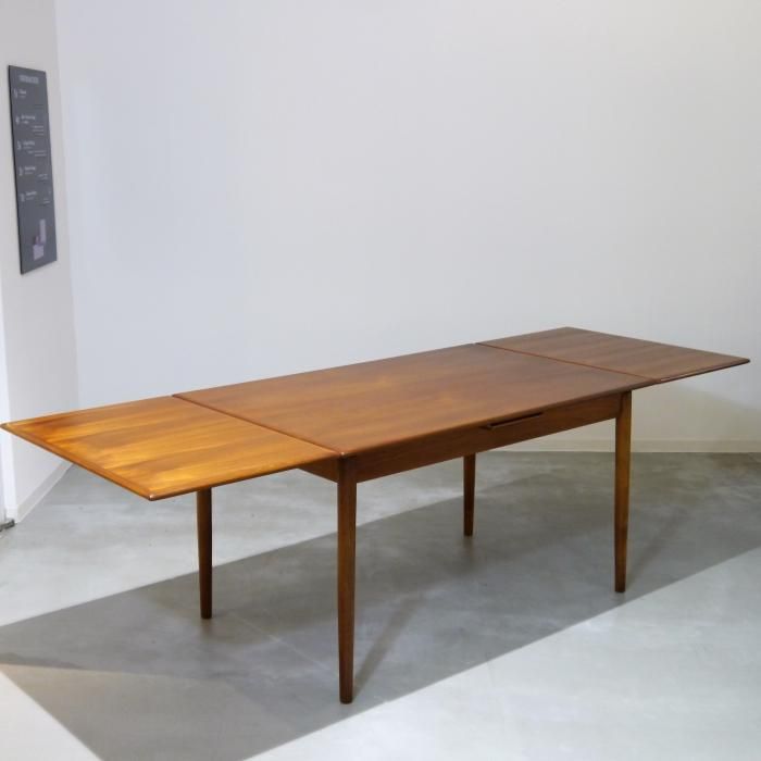 北欧　ヴィンテージ　テーブル ドローリーフテーブル/DT1562 - 家具・インテリア・北欧