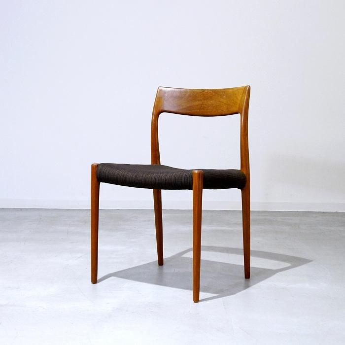 【メンテ済•極美品】ヴィンテージ JLモラー No.77 ※脚カットあり VINTAGE】J.L.Moller no.77チェア（W-51） | 北欧ヴィンテージ
