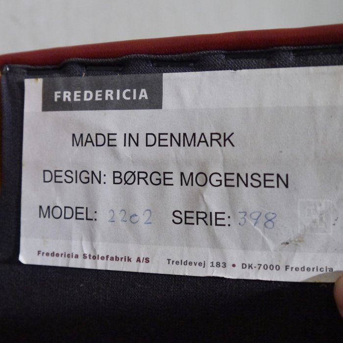 RW003｜Model.2202 フットスツール「Borge Mogensen/ボーエ 