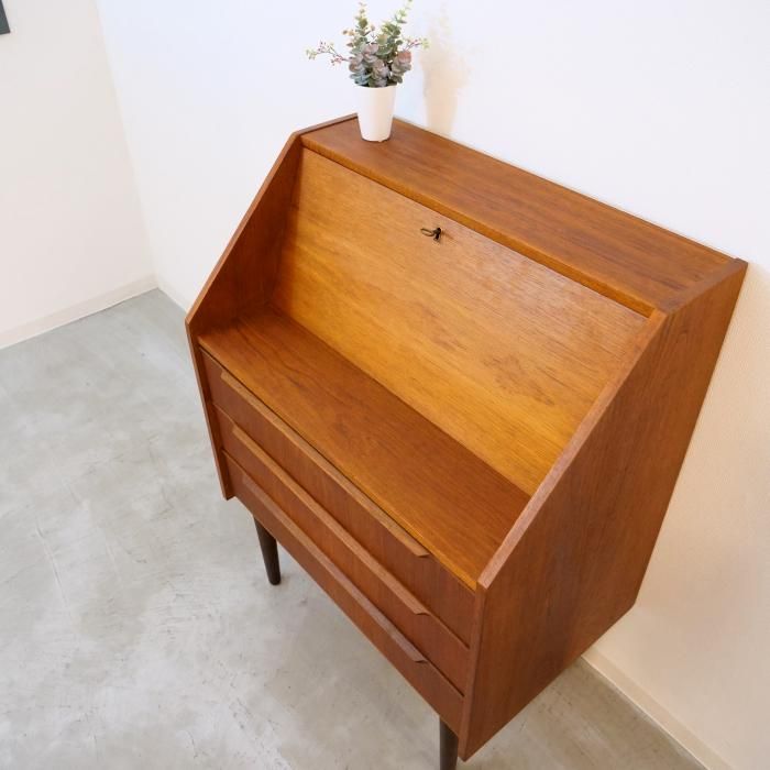 スーホルム　デンマーク製　チークライティングデスク　ヴィンテージ美品 ヴィンテージ デンマーク製 チーク材 デスク | REFACTORY antiques