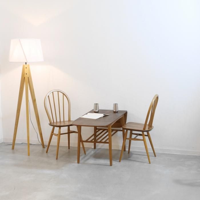 デンマーク チーク材 伸長式テーブル バタフライテーブル 北欧