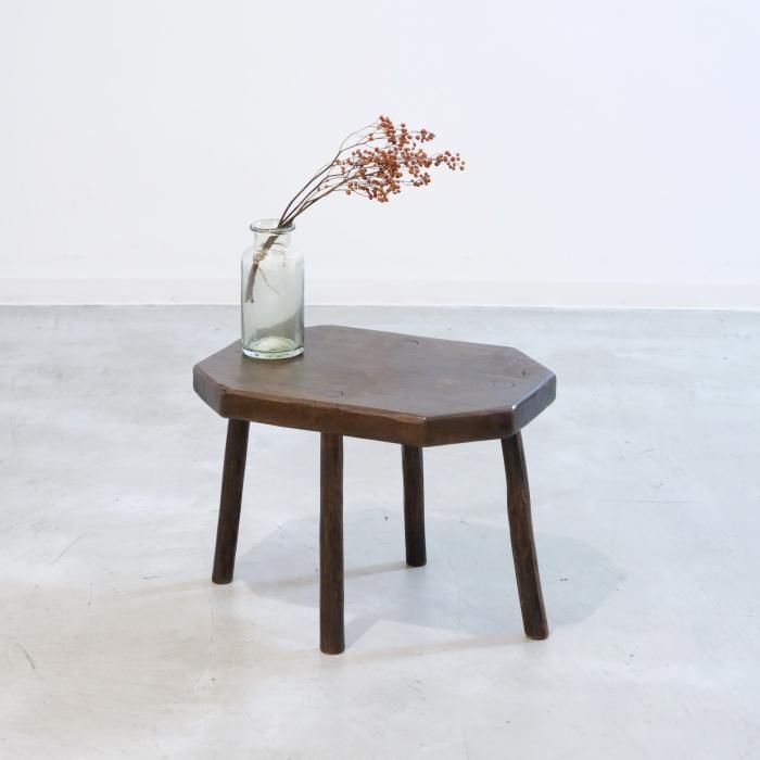 stool1776｜ビーチ＆オーク材のスツール/フレンチビンテージ家具