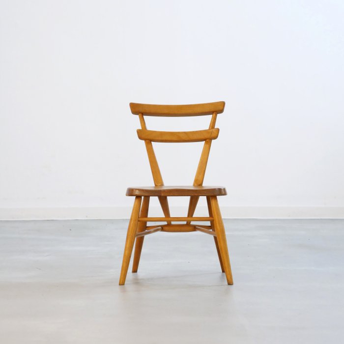 ECC146-1｜Double back chair / Yellow dot/ビンテージ家具 ｜interior