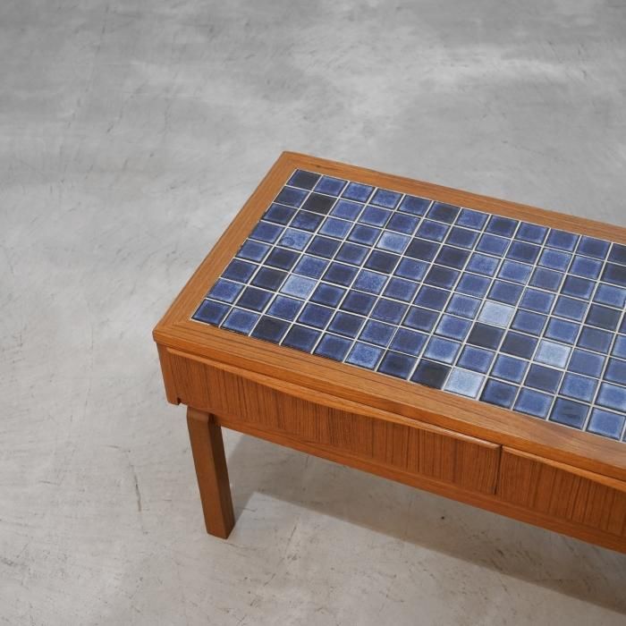 UD11102｜タイルトップ1段チェスト（チーク）/北欧デンマーク