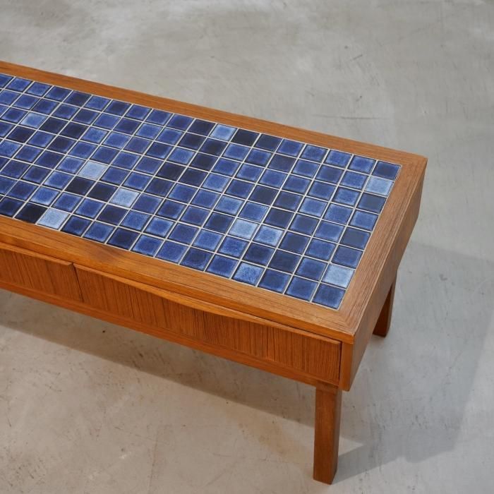 UD11102｜タイルトップ1段チェスト（チーク）/北欧デンマーク