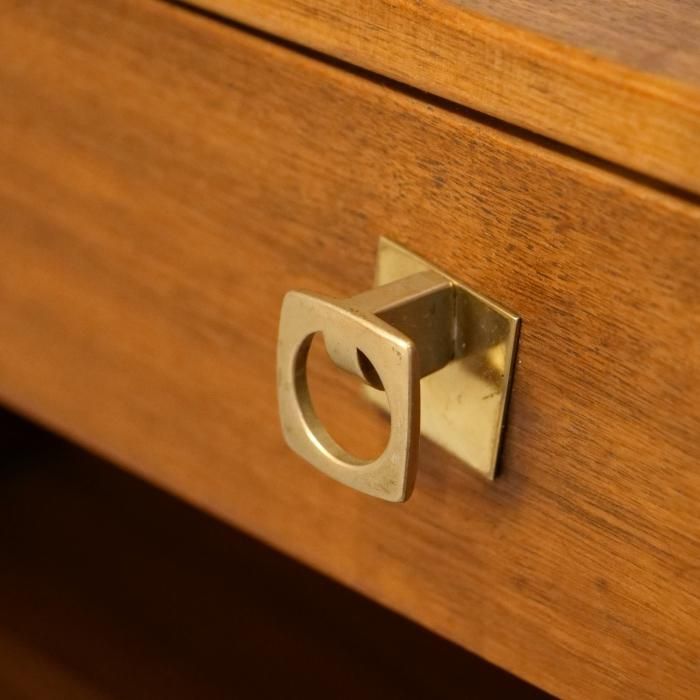 UD12048｜テレフォンベンチ（チーク）北欧ビンテージ家具 ｜interior