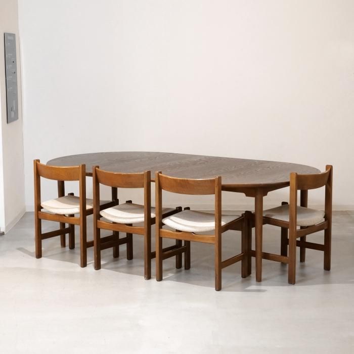 UD12135-1｜伸長式ラウンドダイニングテーブル/Hans J Wegner