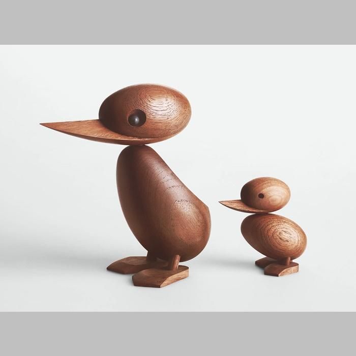 良質  Duckling（アヒルの子）/チーク材｜Hans Bølling（ハンス 置物