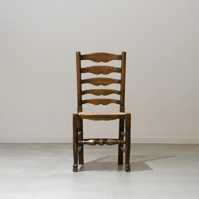 FDC2448-2｜ウッドチェア（オーク・ラッシュシート）/イギリス家具