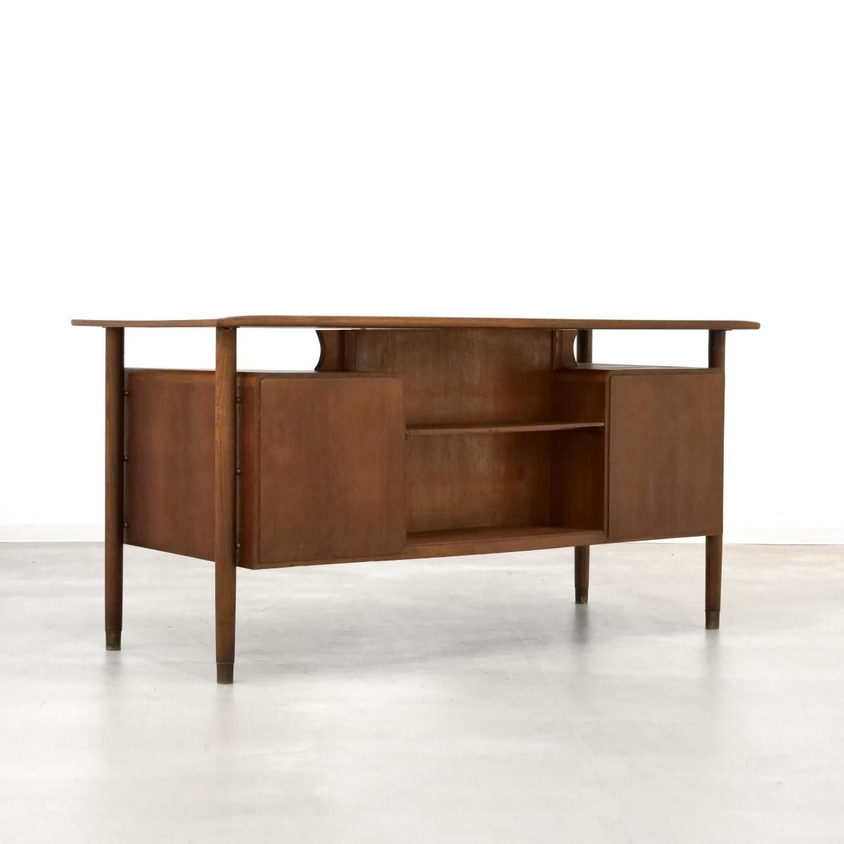 UD14317｜デスク（チーク）/ワークテーブル/北欧ビンテージ家具