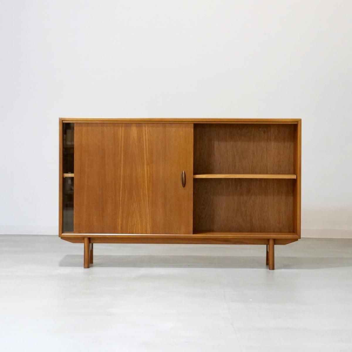 GC1638｜ガラスキャビネット（チーク）Herbert E Gibbs