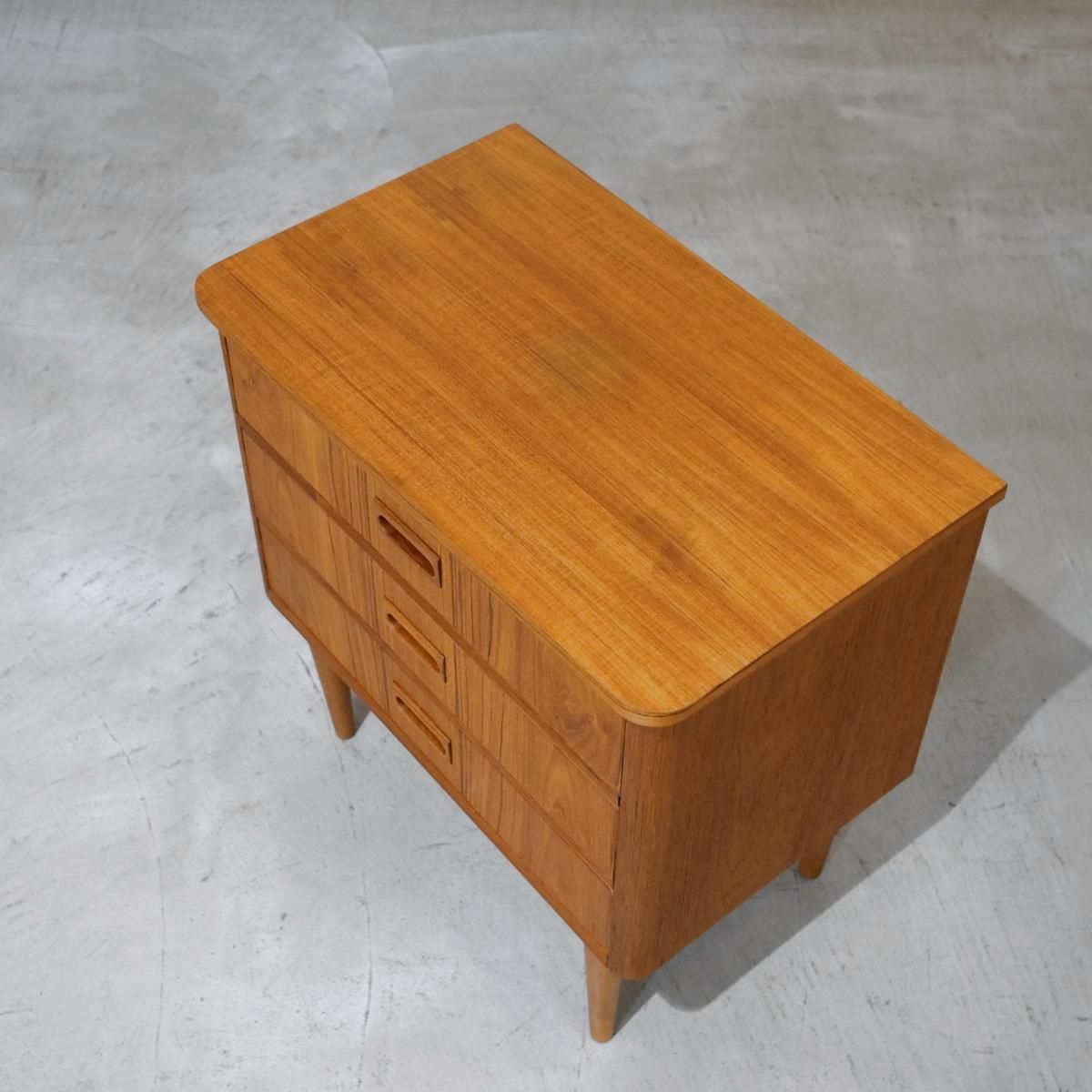 UD15243｜スモールチェスト・3段（チーク）/デンマーク北欧