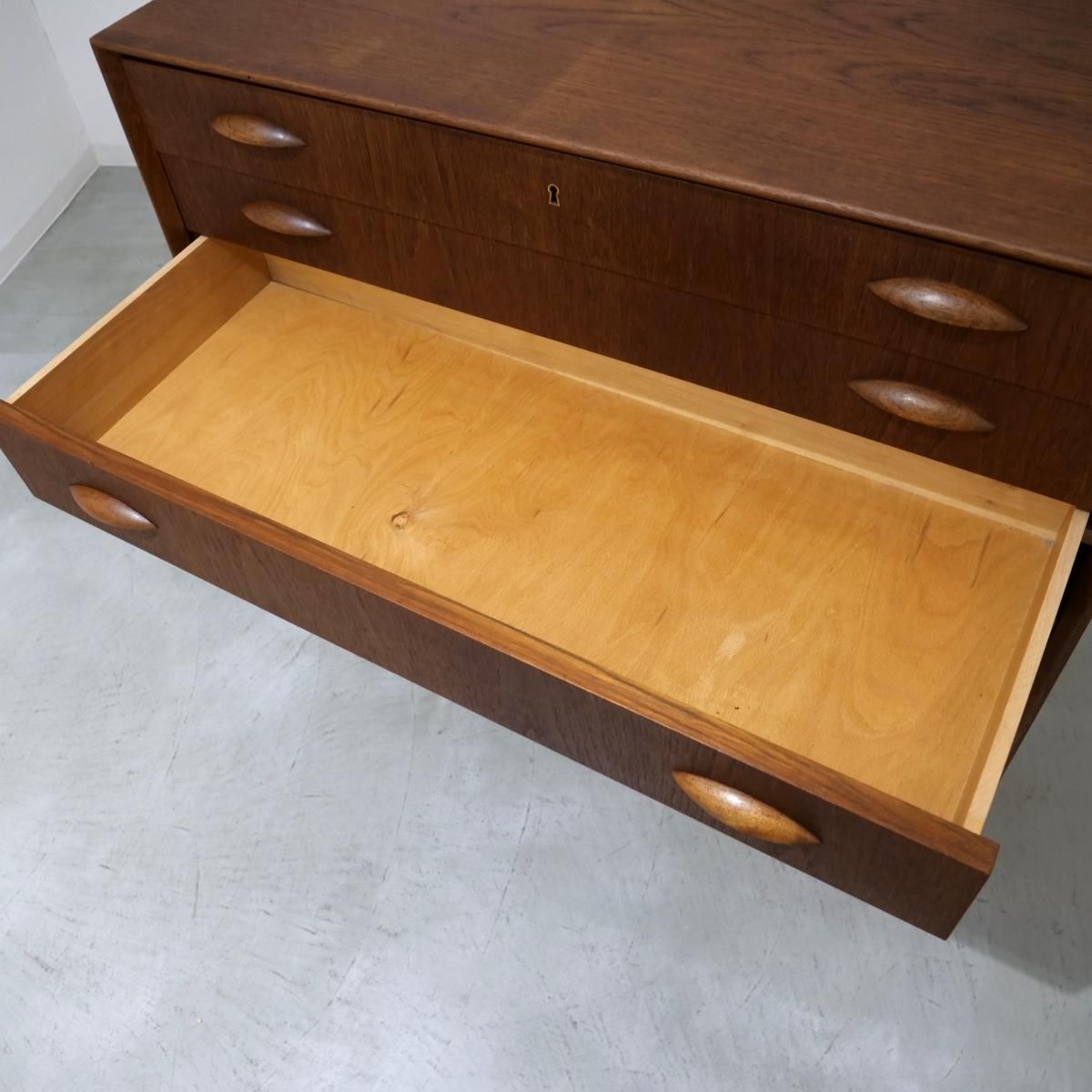 2024080t55 ヨハネスソー　チーク　リペア済み Bornholms Møbelfabrik チーク製ヴィンテージブックシェルフ