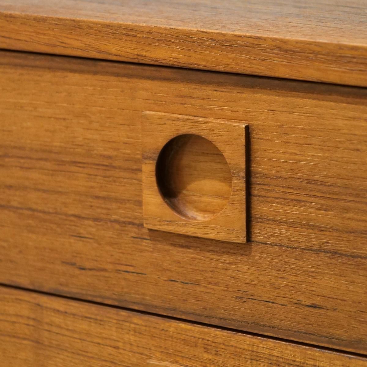 UD15188｜ローボード・レコードキャビネット（チーク）北欧