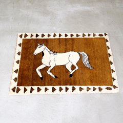Gabbeh /Horse（wool/83x115cm）｜21-1427 