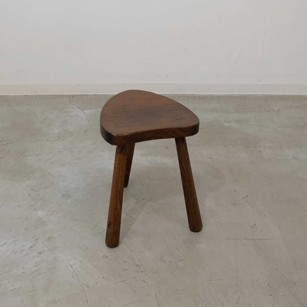 アンティーク　スツール stool1976｜スツール（オーク無垢）フランスビンテージ