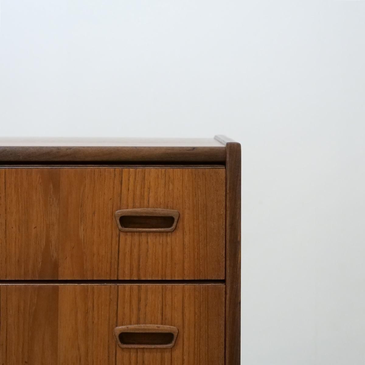UD17170｜4段チェスト（チーク）北欧ビンテージ家具｜interior