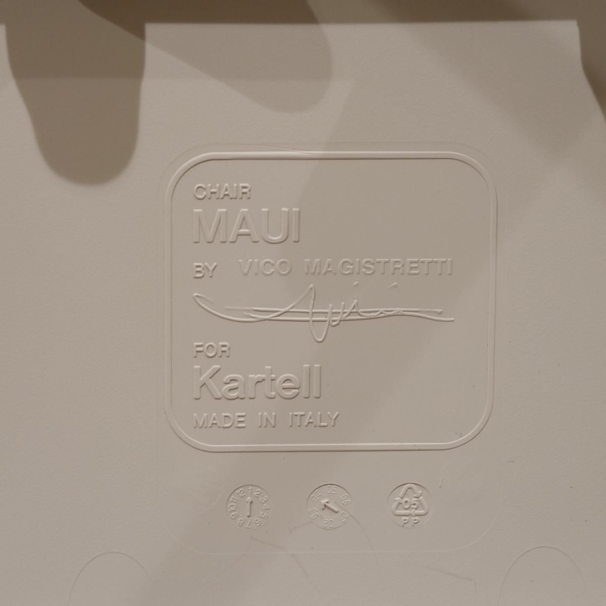 OF435316｜ マウイチェア（WH)Karell/カルテル｜interior CASA