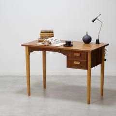 UD12072｜両袖デスク（チーク） 北欧ビンテージ家具/ミッド