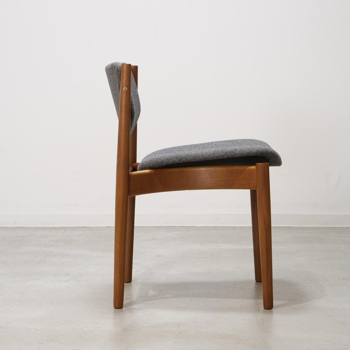 「ゆう」H.W. 北欧家具/ビンテージ/椅子/ダイニングチェア UD11314｜ダイニングチェア（チーク）France & Son/フランス＆サン