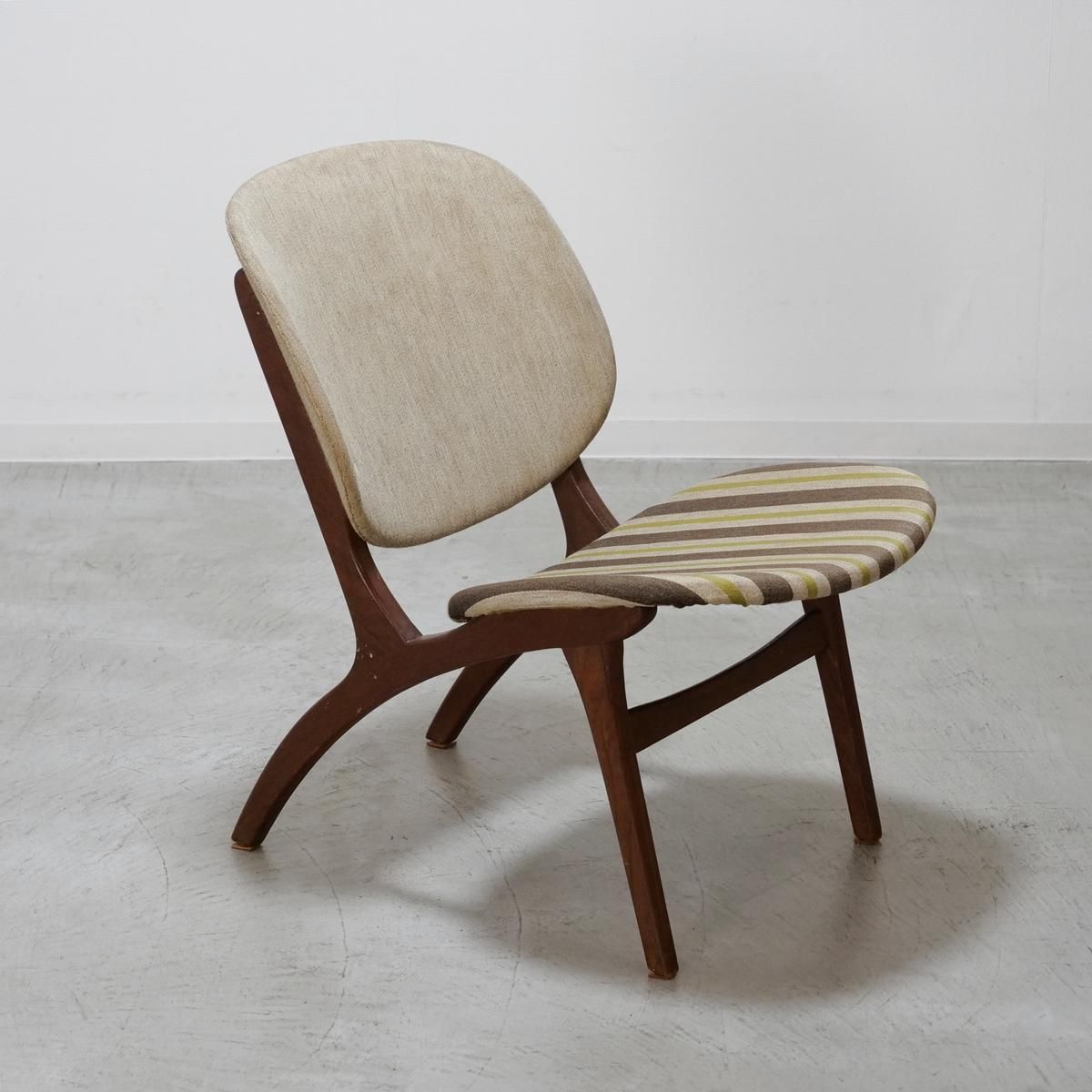 UD21024｜イージーチェア（チーク）北欧ビンテージ家具