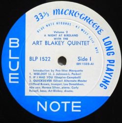 ART BLAKEY QUINTET / A NIGHT AT BIRDLAND VOL.2（中古レコード