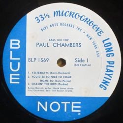 PAUL CHAMBERS / BASS ON TOP（中古レコード） - BORDERLINE RECORDS
