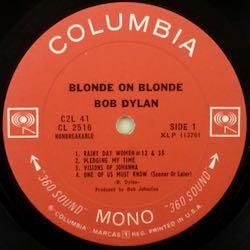 BOB DYLAN / BLONDE ON BLONDE（中古レコード） - BORDERLINE