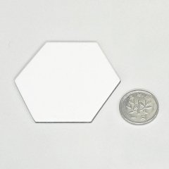 白チップ（タイル）六角27ｍｍ　20枚セット