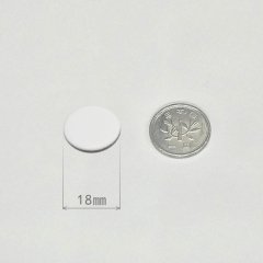 白チップ　円形直径18mm　20枚セット