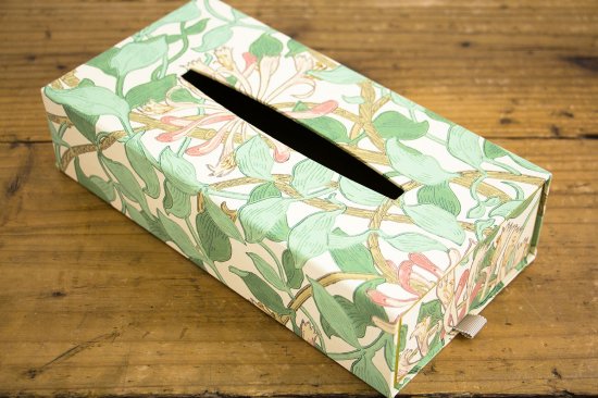 TISSUE BOX -Honeysuckle- - 【BOX&NEEDLE ONLINE BOUTIQUE】京都の職人による貼箱店