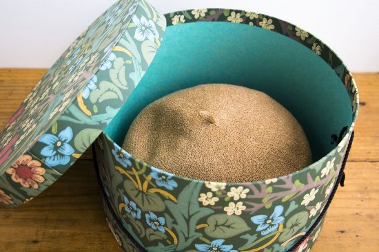 Hat Box M -William Morris / Blackthorn- - 【BOX&NEEDLE ONLINE 