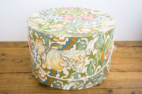 Hat Box M -William Morris / Golden Lily- - 【BOX&NEEDLE ONLINE 