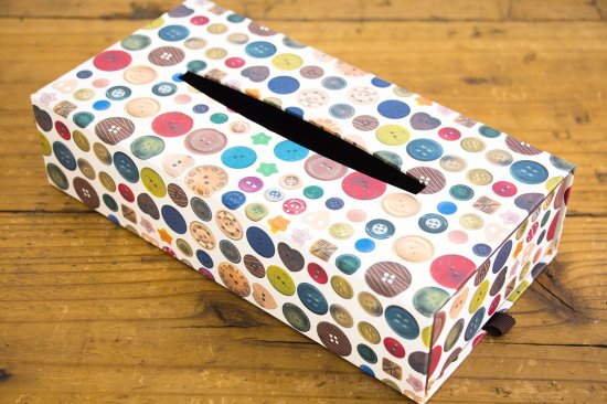 TISSUE BOX -BUTTON- - 【BOX&NEEDLE ONLINE BOUTIQUE】京都の職人