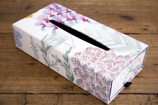 TISSUE BOX -花園 オフホワイト- - 【BOX&NEEDLE ONLINE BOUTIQUE ...