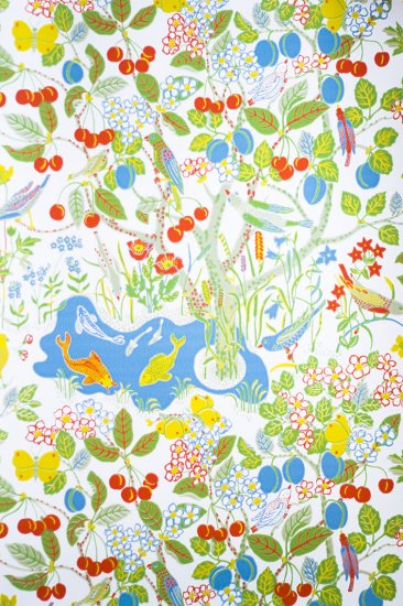 Svenskt Tenn WALLPAPER -Paradiset White- - 【BOX&NEEDLE ONLINE  BOUTIQUE】京都の職人による貼箱店