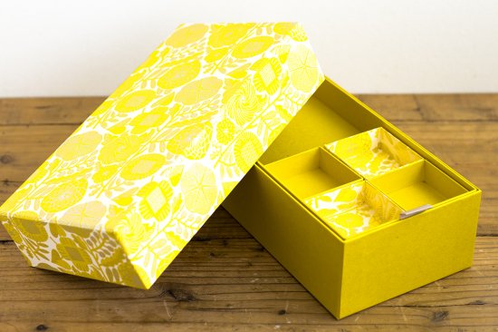 ORIGINAL PAPER -KUKINTA Yellow- - 【BOX&NEEDLE ONLINE BOUTIQUE】京都の職人による貼箱店