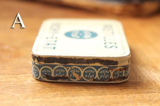 フランス アンティーク ティン缶 PASTILLES VICHY-ETAT