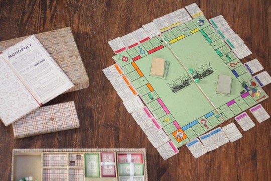 アンティーク ボードゲーム モノポリー Monopoly フランスアンティーク雑貨 Mille Chats