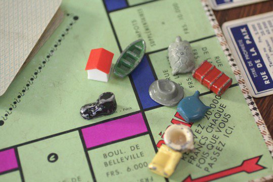 アンティーク ボードゲーム モノポリー (MONOPOLY) - フランスアンティーク雑貨 Mille Chats