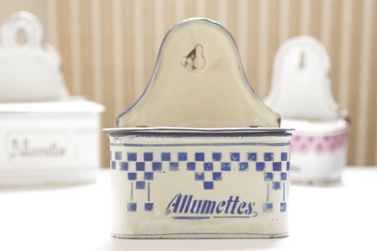 アンティークホーロー アリュメット缶 - フランスアンティーク雑貨