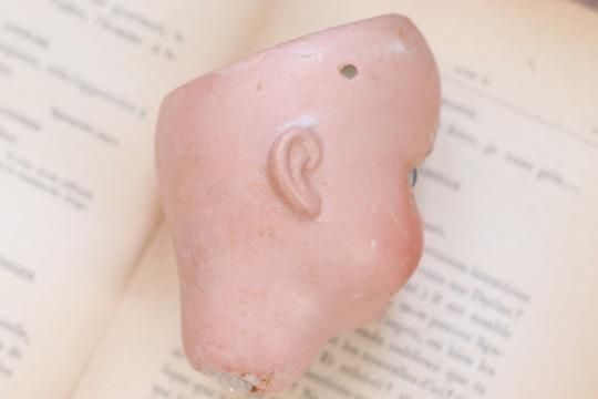 ドイツアンティーク　ビスクヘッド　アンティークビスクドール　N ドイツ アンティークビスクドール ヘッド Rauenstein