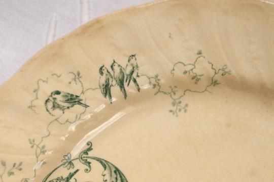 GIEN アンティーク ディナー プレート