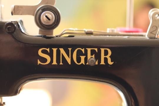 SINGER シンガー アンティーク トイミシン ブラック - フランス