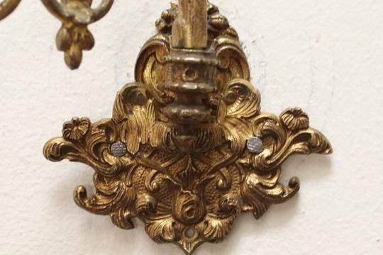 アンティーク 壁掛けキャンドルホルダー - フランスアンティーク