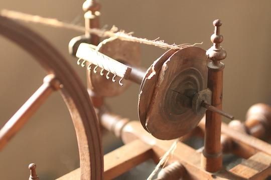 糸車　アンティーク フランス アンティーク 糸車 糸巻き車 糸紡ぎ車 オブジェ 美品