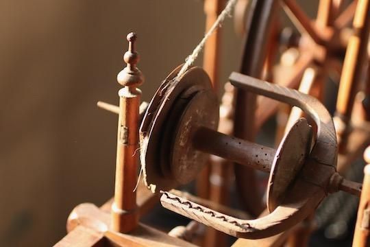 アンティーク 糸紡ぎ機 糸車 - フランスアンティーク雑貨 Mille